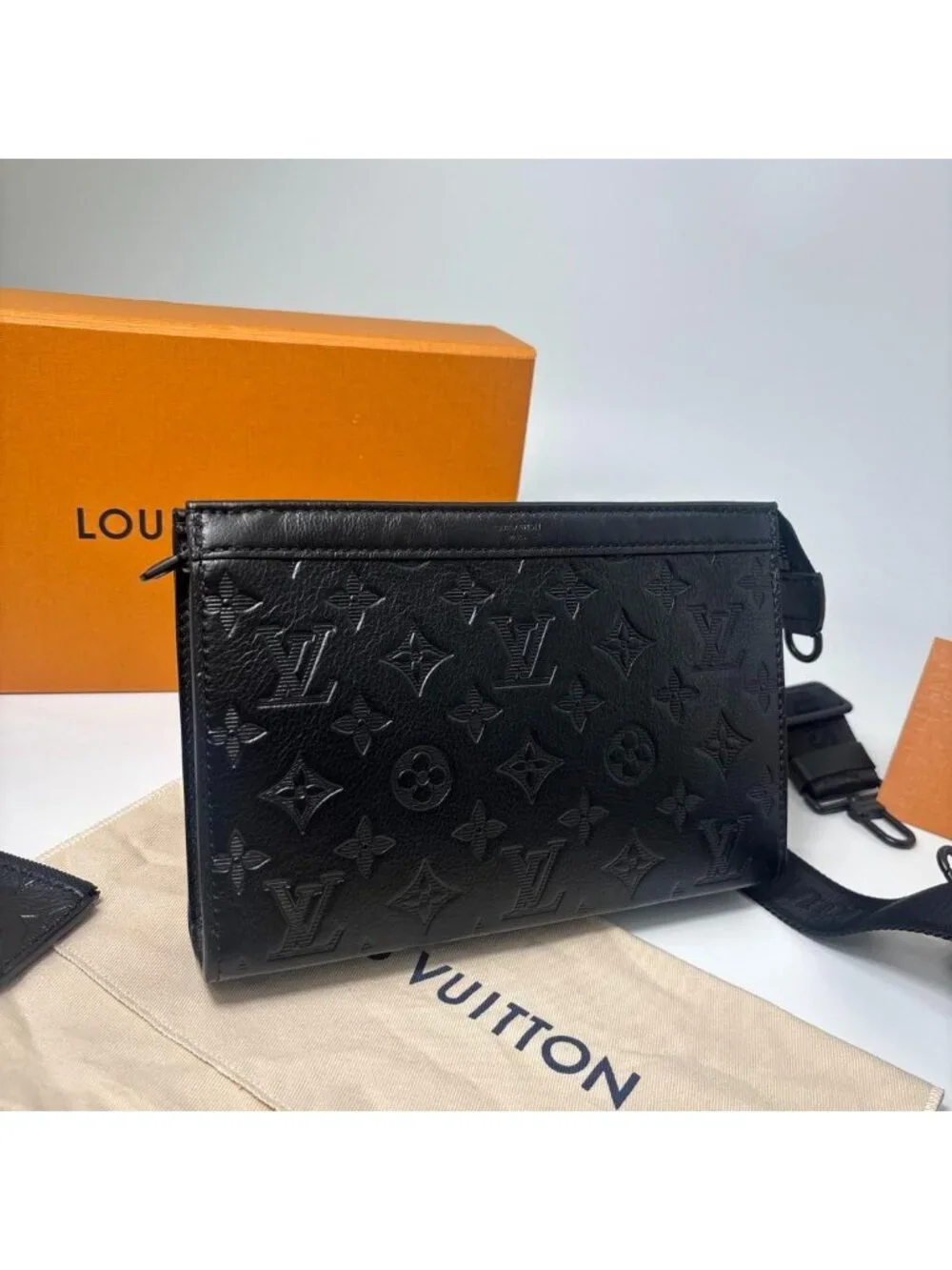 Louis Vuitton Monogram Shadow Gaston Shoulder Bag